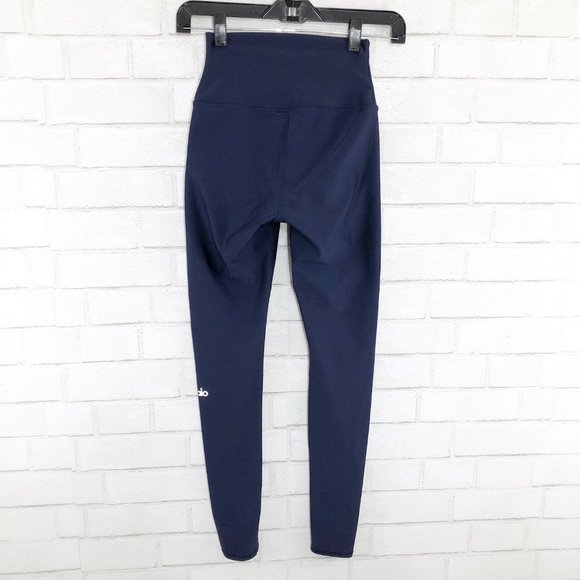 Alo Yoga Navy Blue Athletic Leggings Tights, XS - Picture 2 of 7